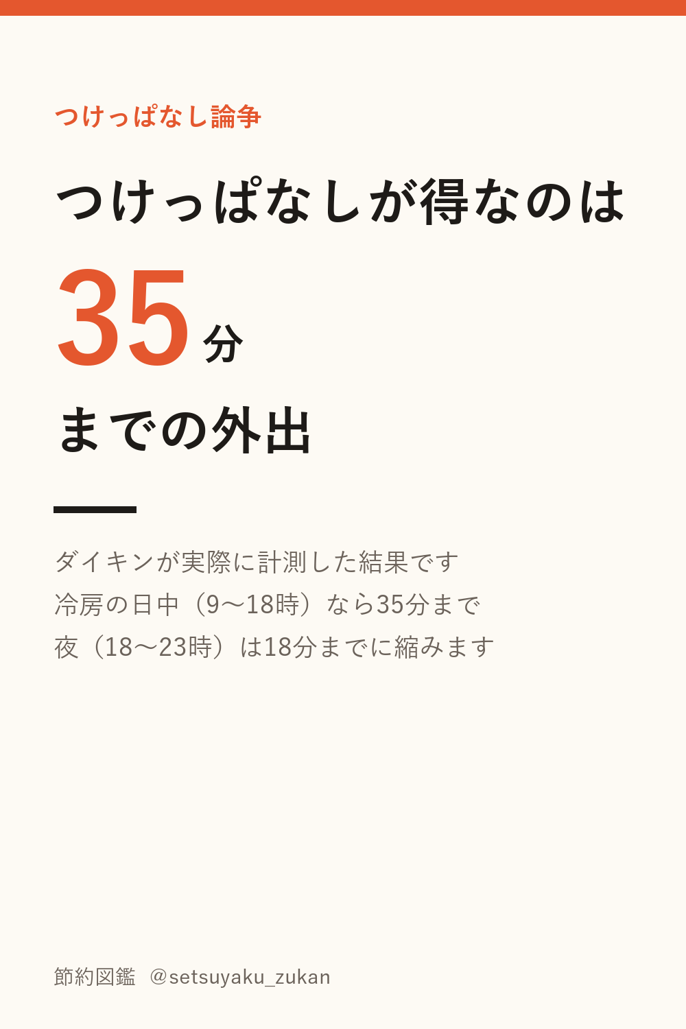 エアコンつけっぱなしが得なのは日中35分・夜18分までの外出